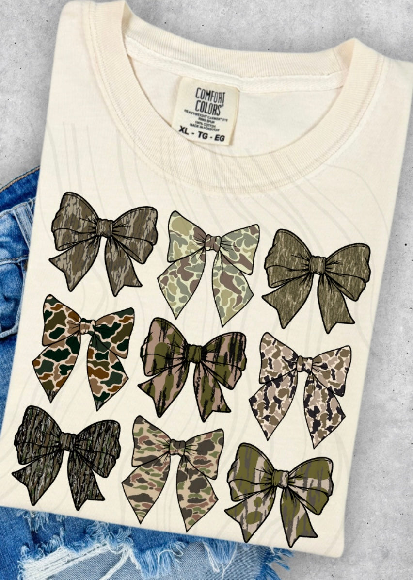 Camo Bows T-shirt